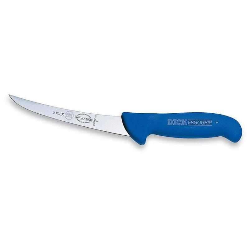 Ausbeinmesser halbflex ErgoGrip 15cm blau