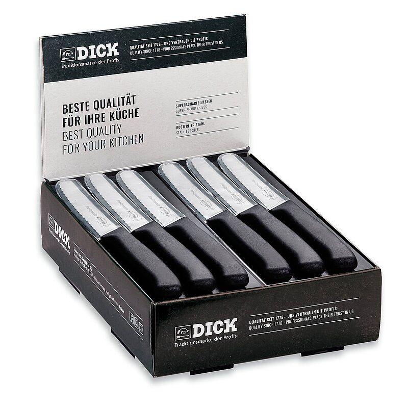 Allzweckmesser Verkaufsdisplay 40tlg Pro Dynamic 11 cm schwarz 