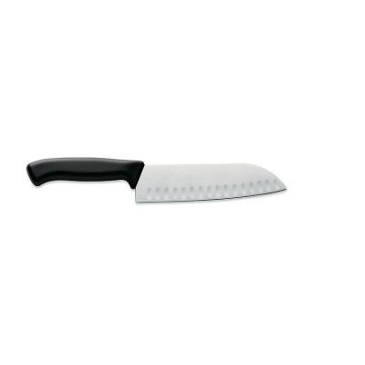 Santoku Kullenschliff Pro Dynamic 18cm schwarz  Detail 2