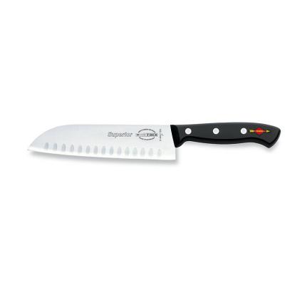 Santoku Kullenschliff Superior 18cm  schwarz