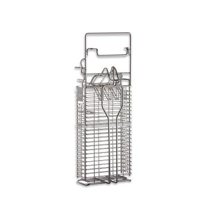 Messerhalter leer 4 Meser 2 Wetzst. 1 Handschuhh.