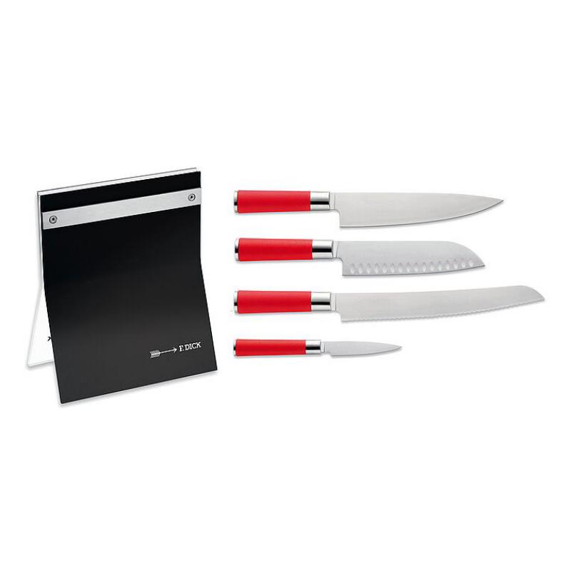 Messerblock Acryl 4Knives Red Spirit