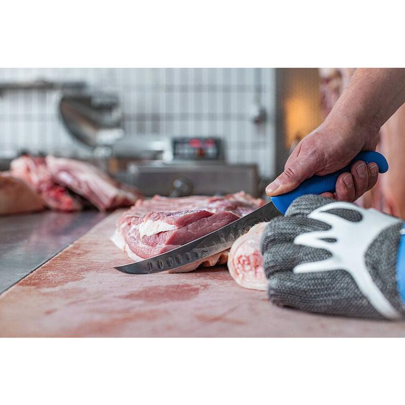 Zerlegemesser Kullenschliff ErgoGrip 21cm blau