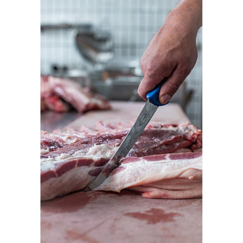 Zerlegemesser Kullenschliff ErgoGrip 21cm blau