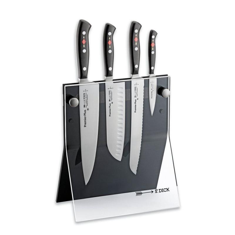 Messerblock Acryl 4tlg. Premier Plus Standardbest&uuml;ckung