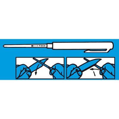 Taschenwetzstahl Rund Standardzug 