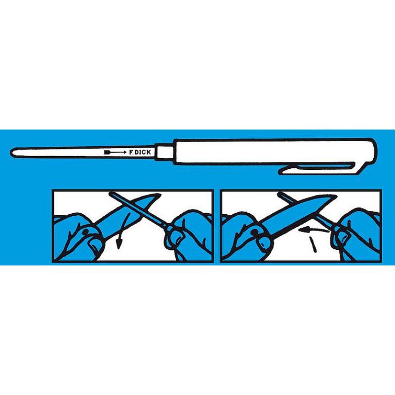 Taschenwetzstahl Rund Standardzug 