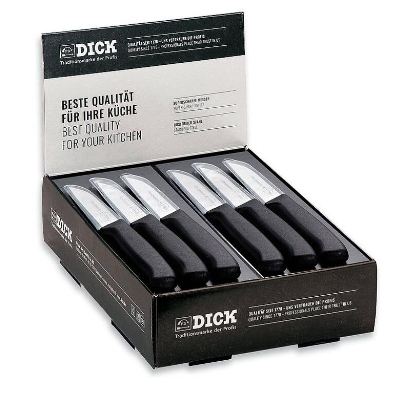 K&uuml;chenmesser Verkaufsdisplay 30tlg Pro Dynamic  schwarz L 7cm