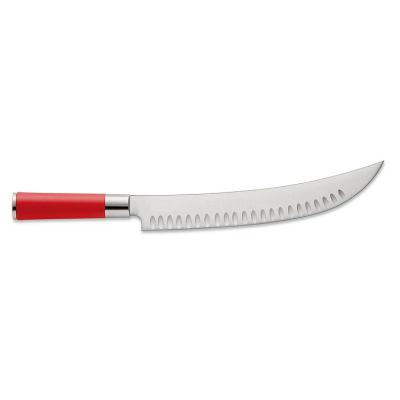 Zerlegemesser HEKTOR Red Spirit 26cm mit Kullenschliff Detail 2