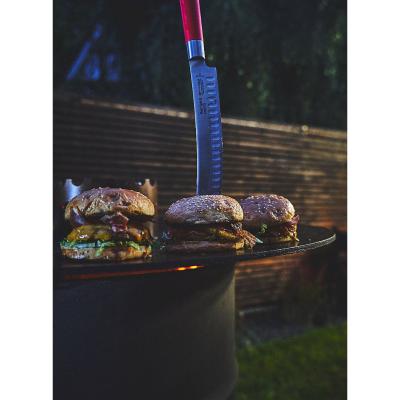 Zerlegemesser HEKTOR Red Spirit 26cm mit Kullenschliff Detail 4