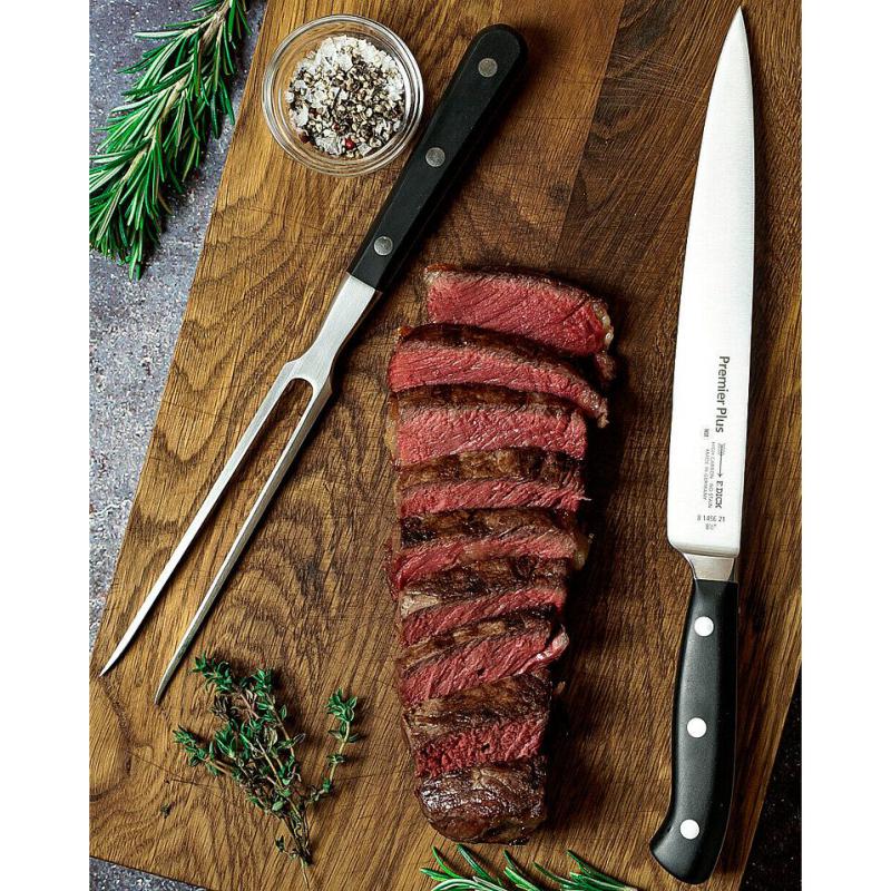 Fleischgabel geschmiedet 18cm schwarz