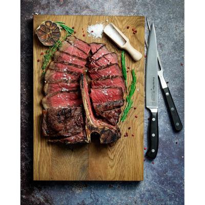 Fleischgabel geschmiedet 18cm schwarz Detail 4