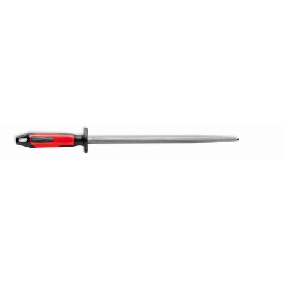 Wetzstahl Streicher Standardzug rot schwarz 30cm rund