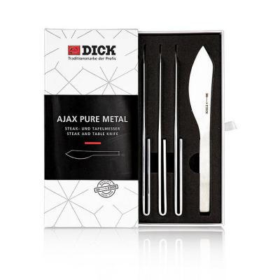 Steak Tafelmesser Set AJAX 4 tlg. Pure Metal Detail 6