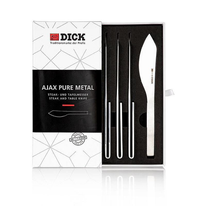 Steak Tafelmesser Set AJAX 4 tlg. Pure Metal