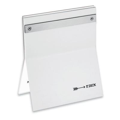 Messerblock Acryl 4tlg. wei&szlig; ohne Best&uuml;ckung Detail 2