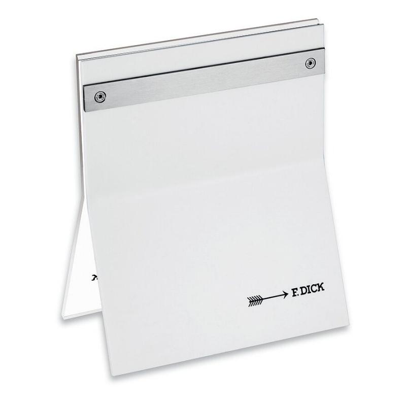 Messerblock Acryl 4tlg. wei&szlig; ohne Best&uuml;ckung