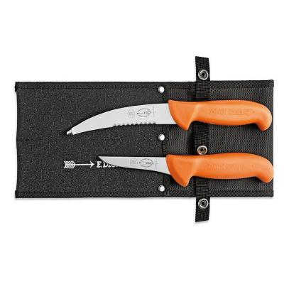 Messerset inkl. Messerscheide Jagdset orange  2tlg. Ergogrip