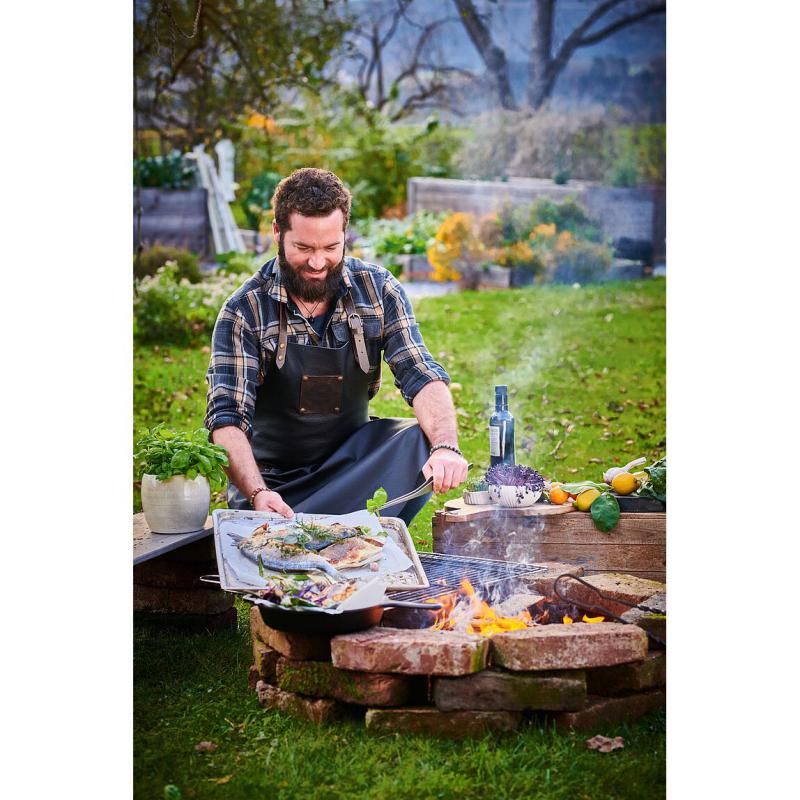 Rolltasche Leder 1905 schwarz 5-teilig Leder 