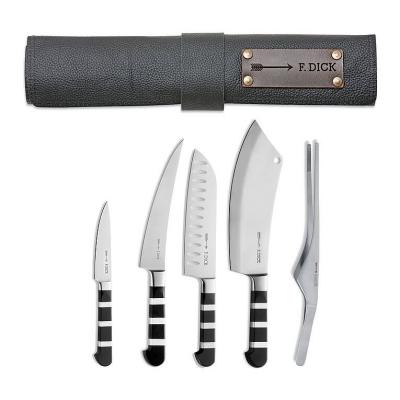 Rolltasche Leder 1905 schwarz 5-teilig Leder  Detail 7