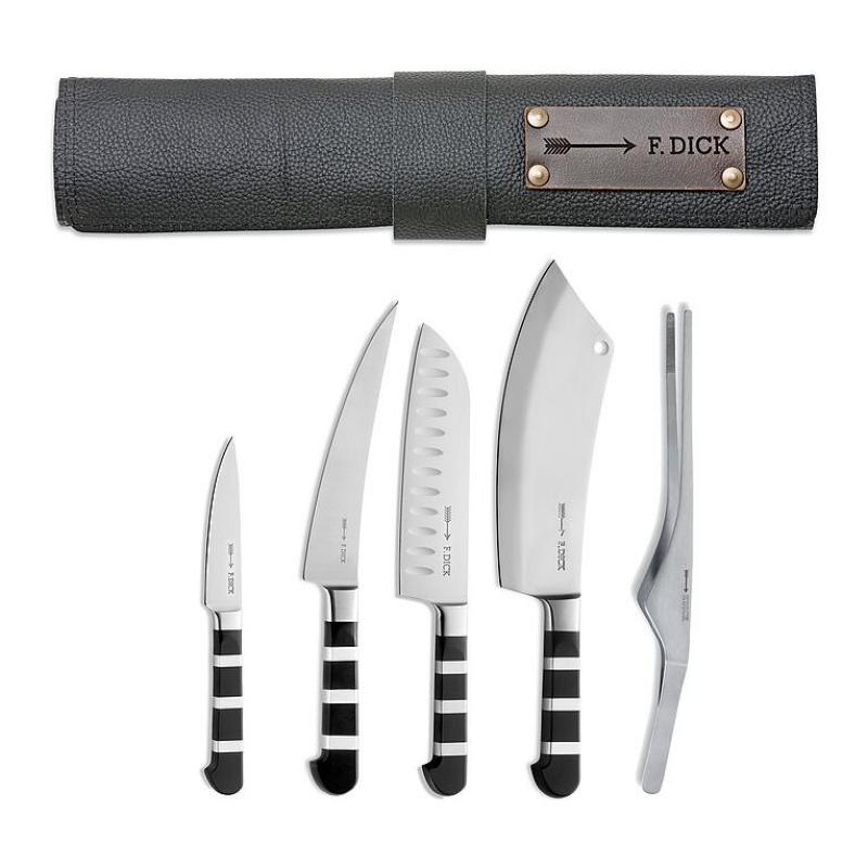 Rolltasche Leder 1905 schwarz 5-teilig Leder 