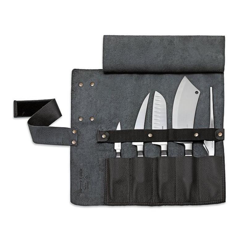 Rolltasche Leder 1905 schwarz 5-teilig Leder 