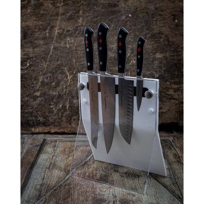 Messerblock Acryl 4tlg. Premier Plus , wei&szlig; Detail 3