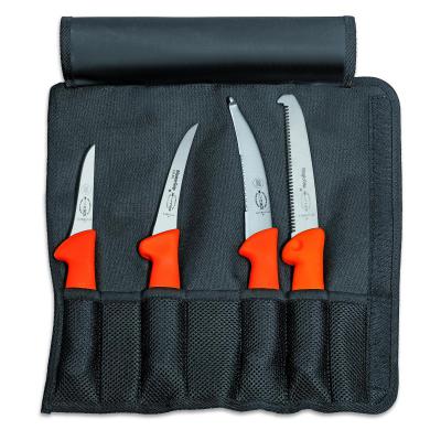 Rolltasche Textil Jagd 4tlg.Messerset