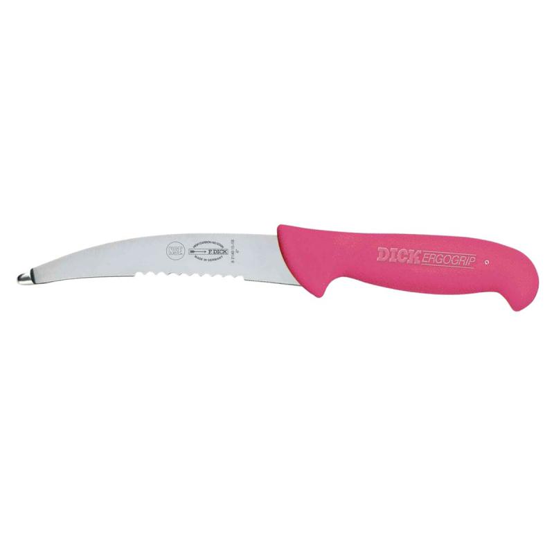 Aufbrechmesser pink Ergo Grip Anschnittwelle 15cm