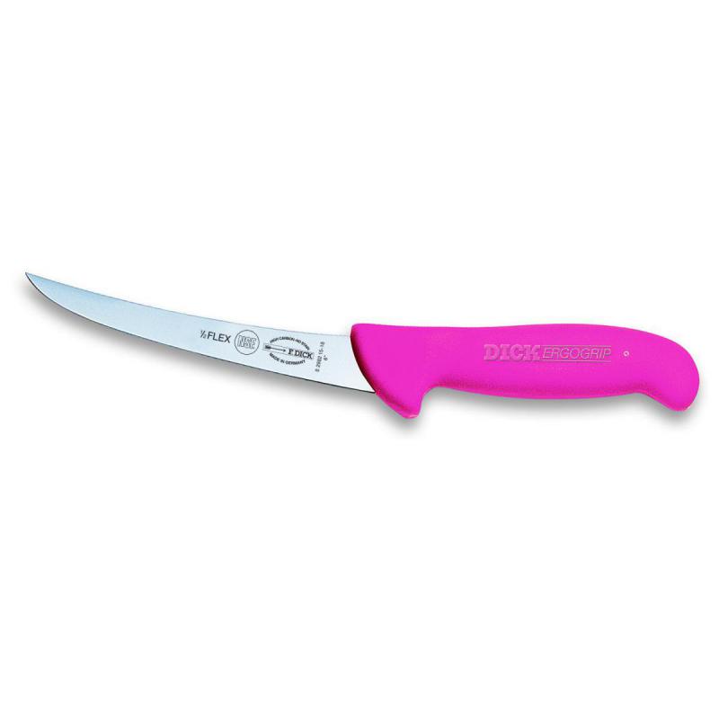 Ausbeinmesser halbflexibel ErgoGrip 15cm pink