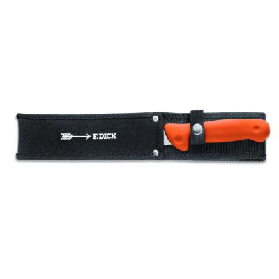 Aufbrechmesser Jagdmesser m Messerschiede MagicGrip 15cm orange