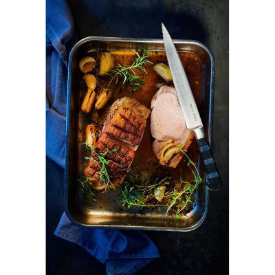 Tranchiermesser 1905 21cm  Wellenschliff Detail 3