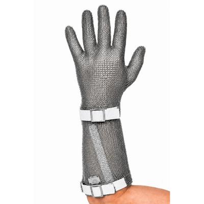 Stechschutzhandschuh Gr&ouml;&szlig;e S wei&szlig; 19cm Stulpe