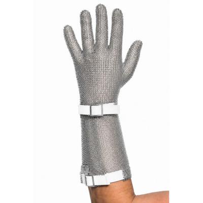 Stechschutzhandschuh Gr&ouml;&szlig;e S wei&szlig; 15cm Stulpe