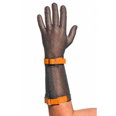 Stechschutzhandschuh Gr&ouml;&szlig;e XL orange 15cm Stulpe