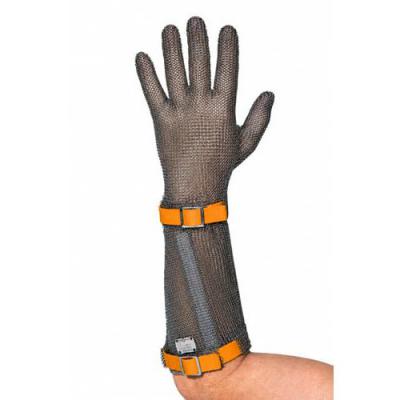Stechschutzhandschuh Gr&ouml;&szlig;e XL orange 19cm Stulpe