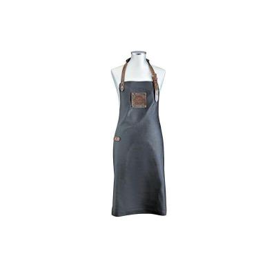 Ledersch&uuml;rze schwarz L95 x B70 cm