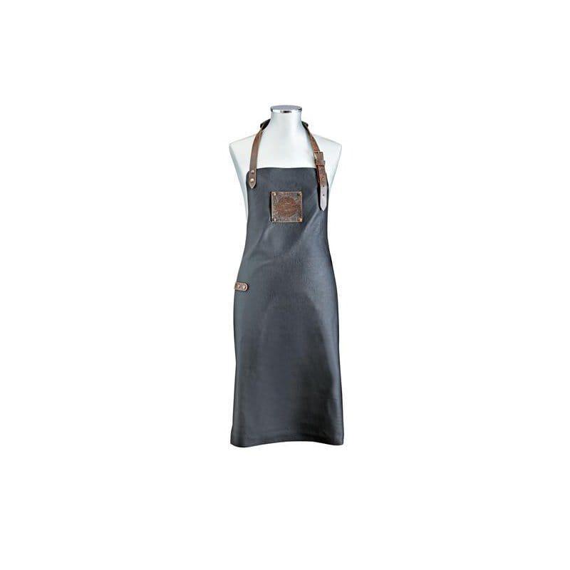 Ledersch&uuml;rze schwarz L95 x B70 cm